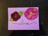 Mix Floral Handmade Greeting Card