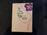 Mix Floral Handmade Greeting Card