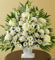 White Sympathy Floor Basket