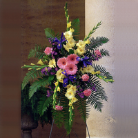 Brightly Colored Flowers Array