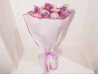 Lavender and Pink Dried Flowers Bouquet