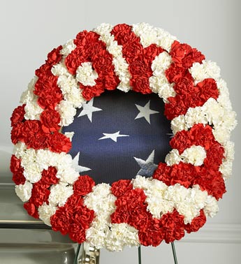 Patriotic Memorial Wreath