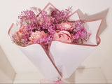 Pink Dried Flowers Bouquet