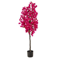 5’ Pink Bougainvillea Artificial Tree