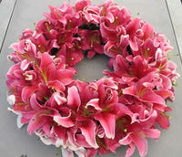 Lily Memorial Wreath