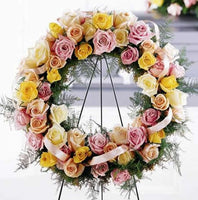 Vibrant Roses Wreath